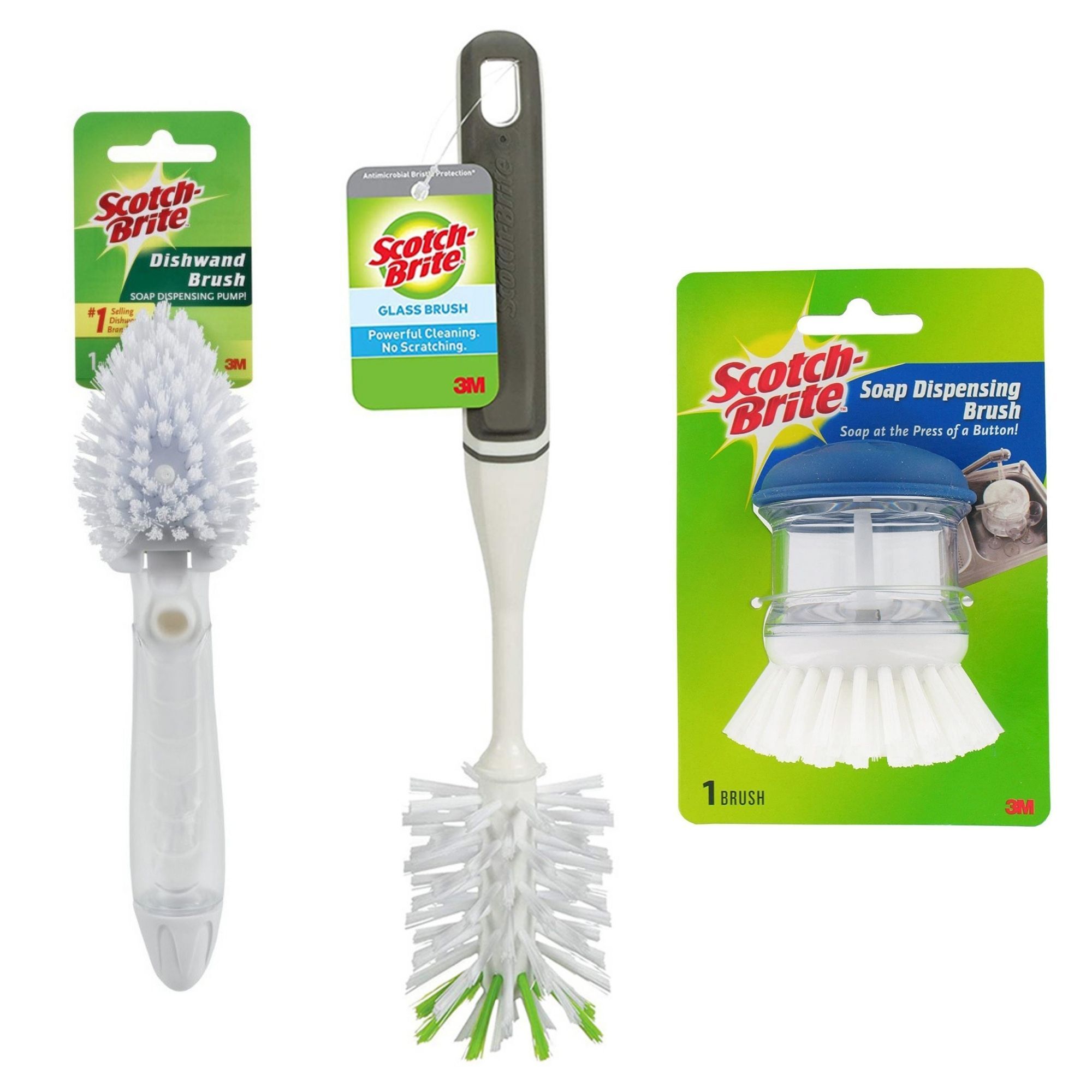 Freeship "NEW" 3M SCOTCH BRITE Toilet Bowl Cleaner Scrubber Brushes 6 Refills 