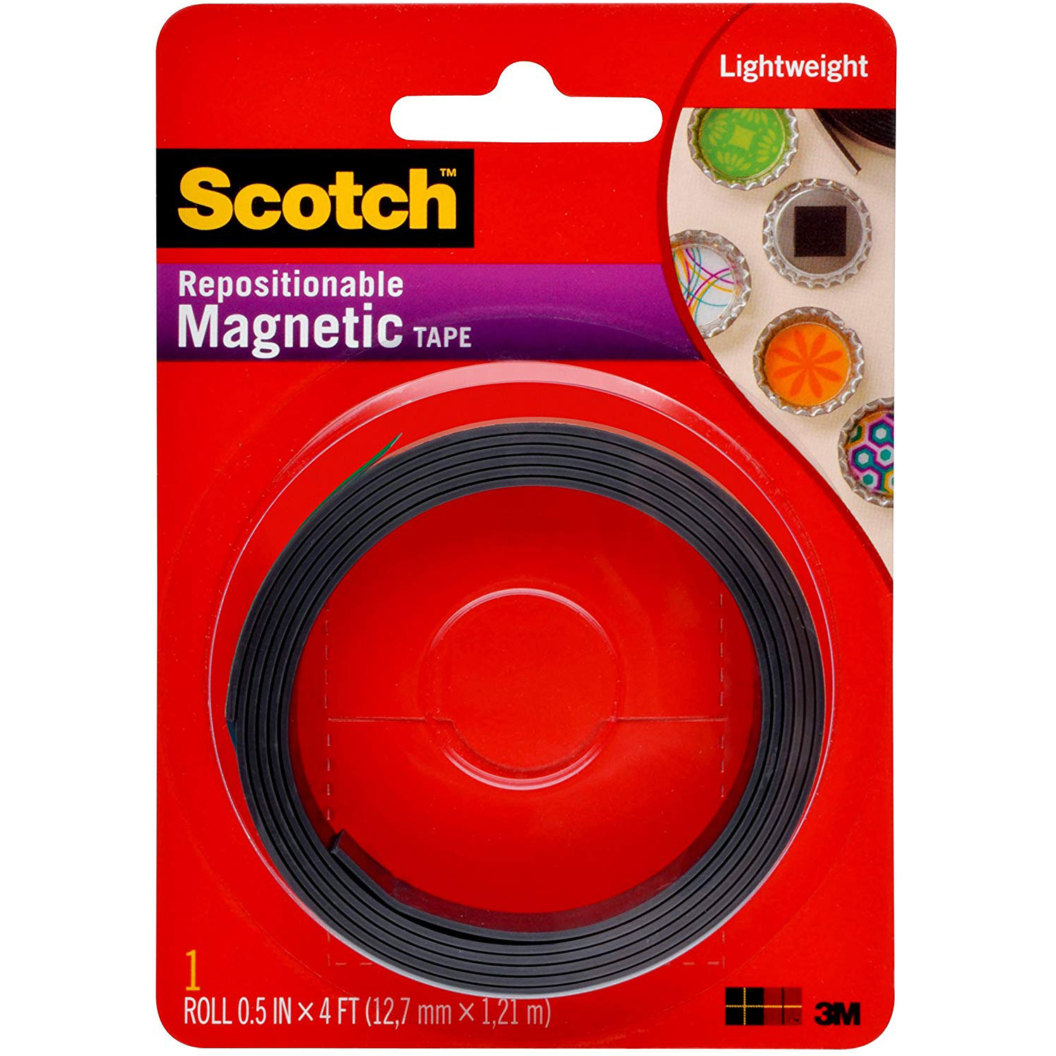 3M MT004 Scotch Indoor Magnetic Tape [Adhesive-Backed]