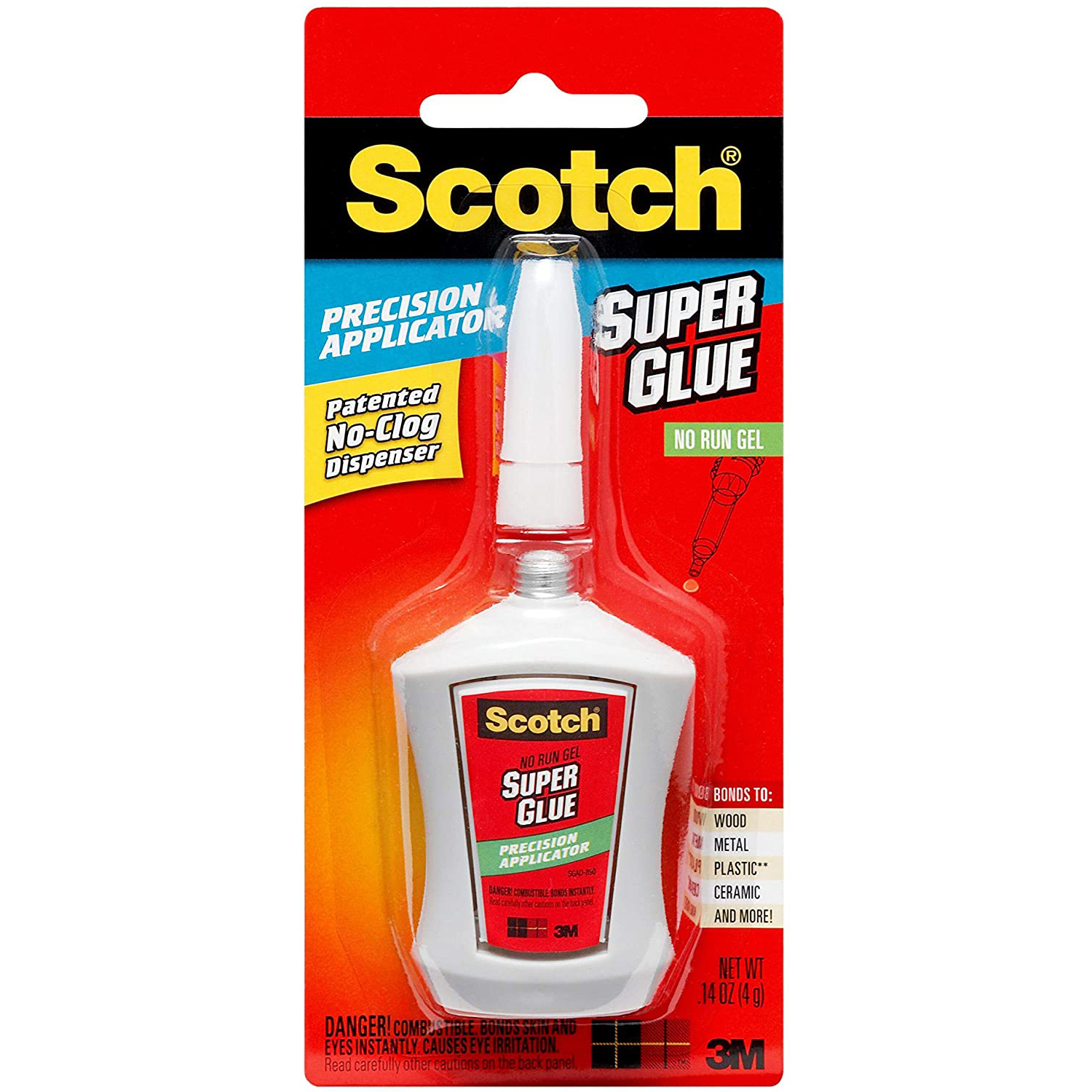 3M Super Glue Scotch Instant Adhesive Liquid Glue