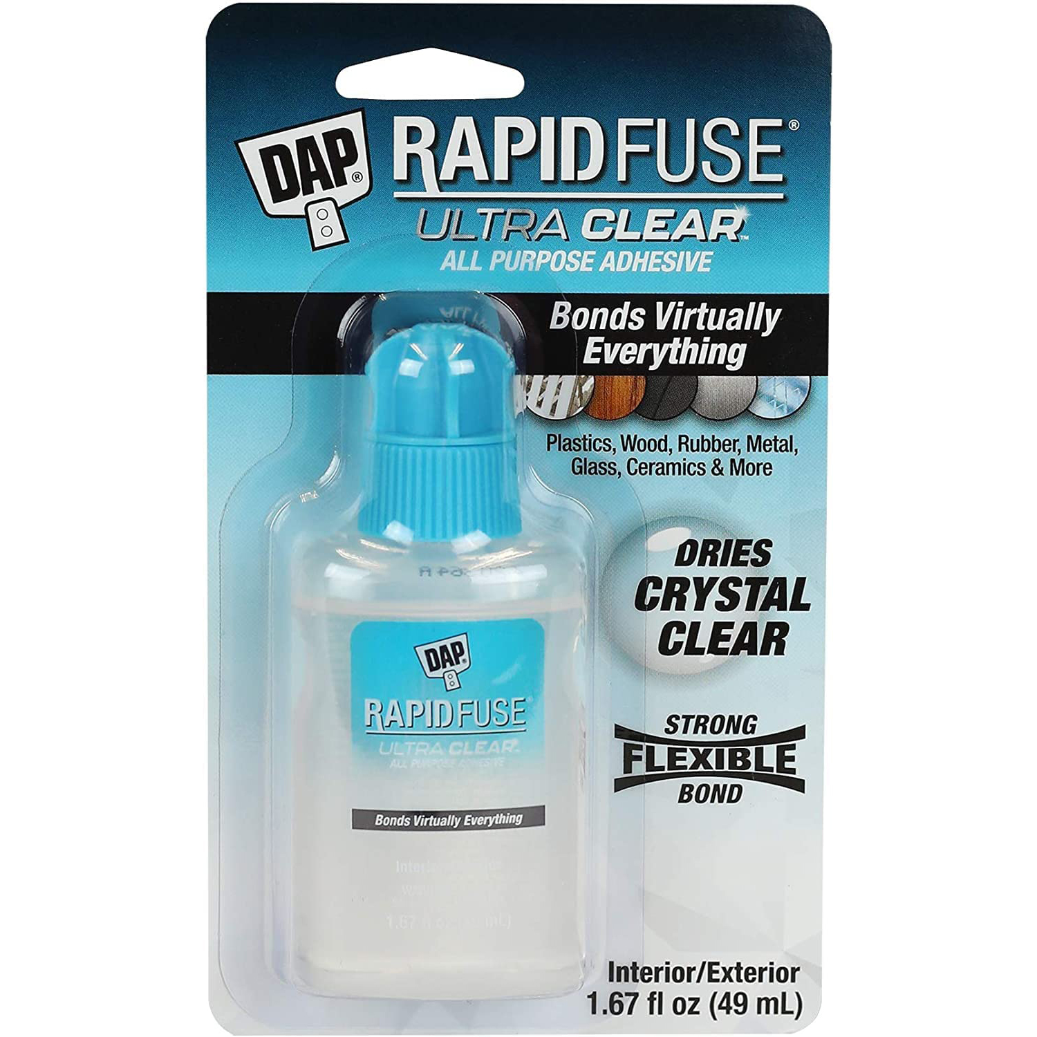 DAP RAPIDFUSE Ultra Clear All Purpose Adhesive