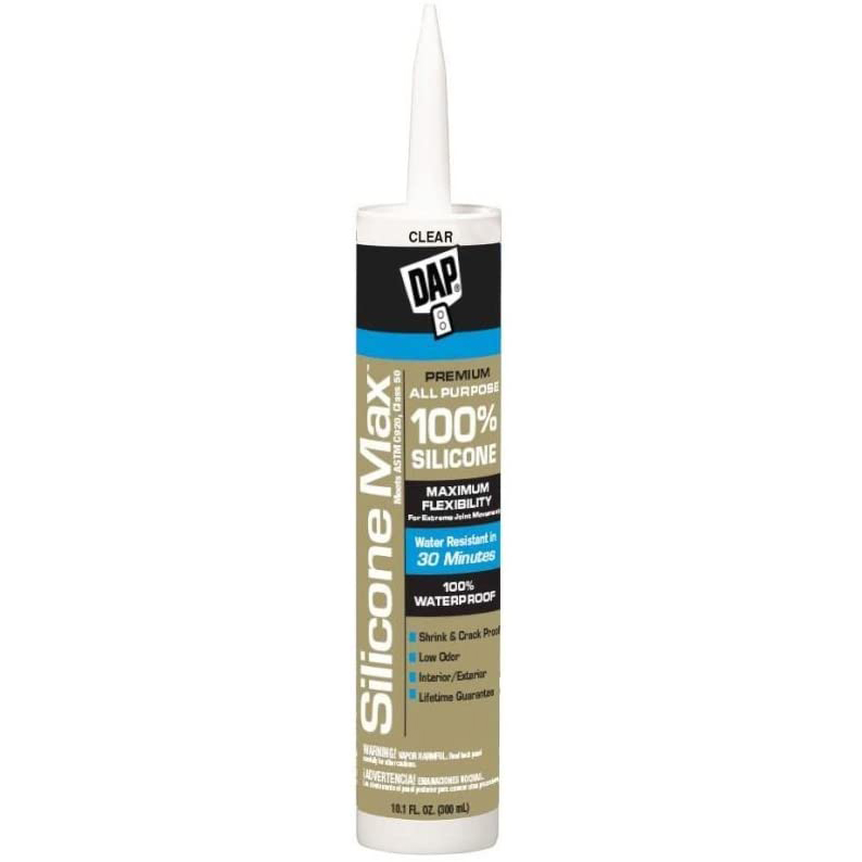 DAP Silicone Max Premium All Purpose 100% Silicone Sealant
