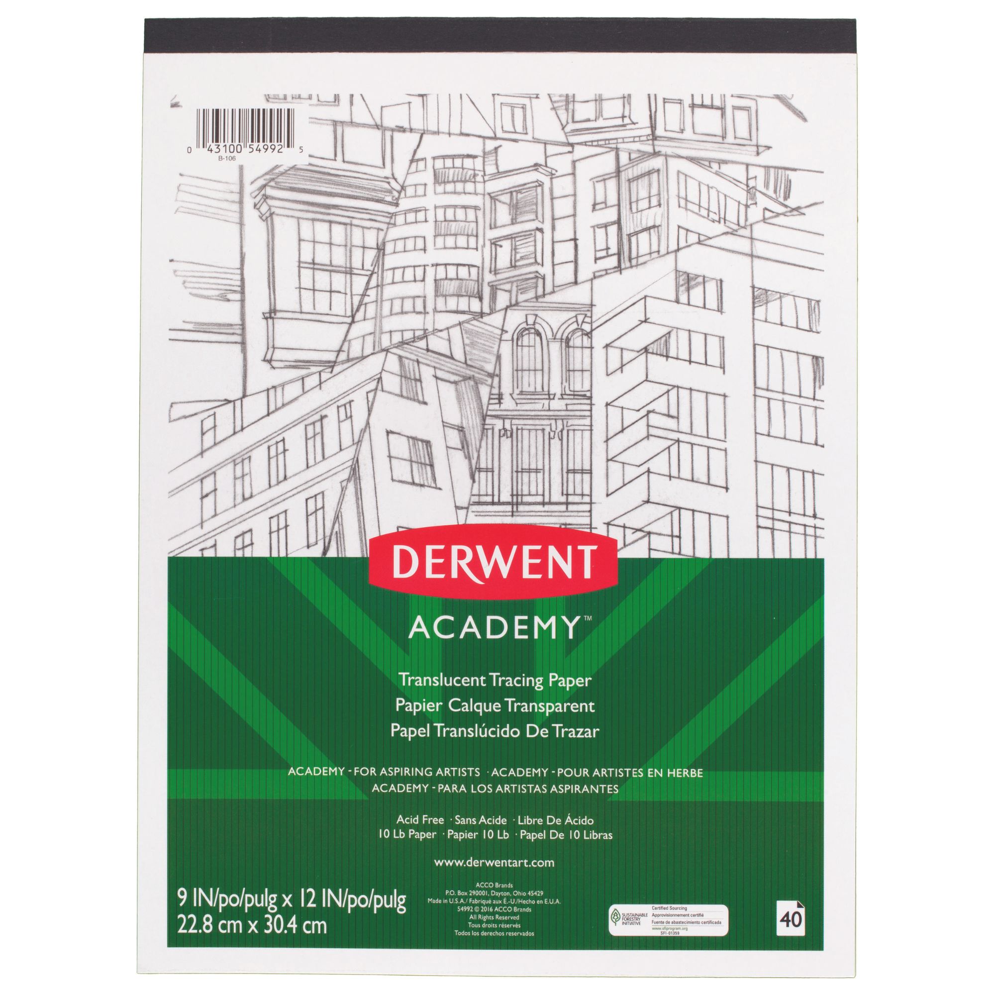 Derwent 54992 Academy Tracing Pad