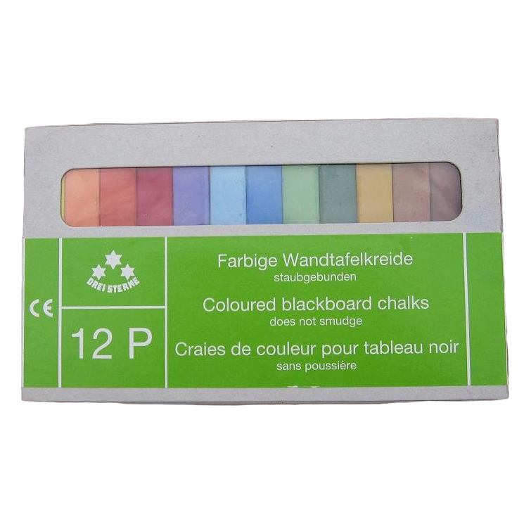 Drei Sterne Square Blackboard Chalks