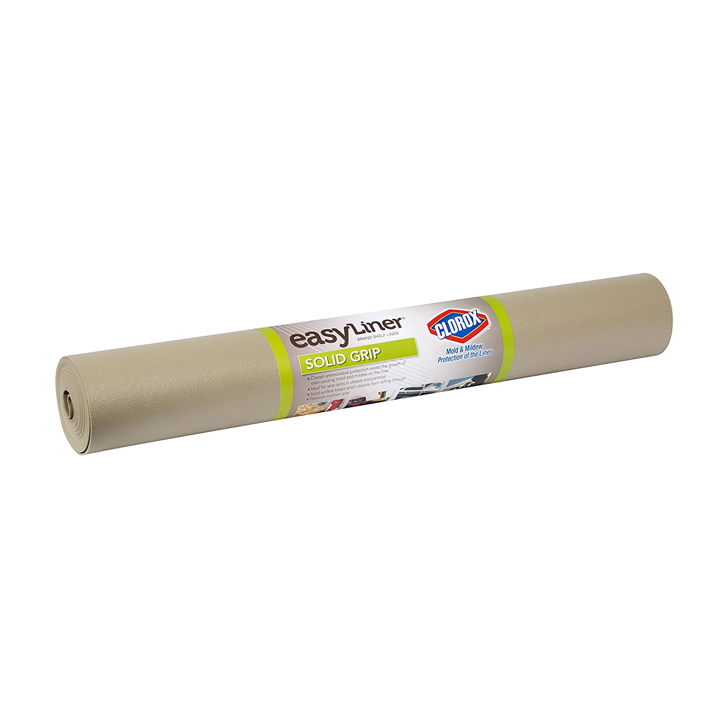 Duck Brand Clorox EasyLiner Brand Mold/Mildew Protected Shelf Liner [Non-Adhesive]