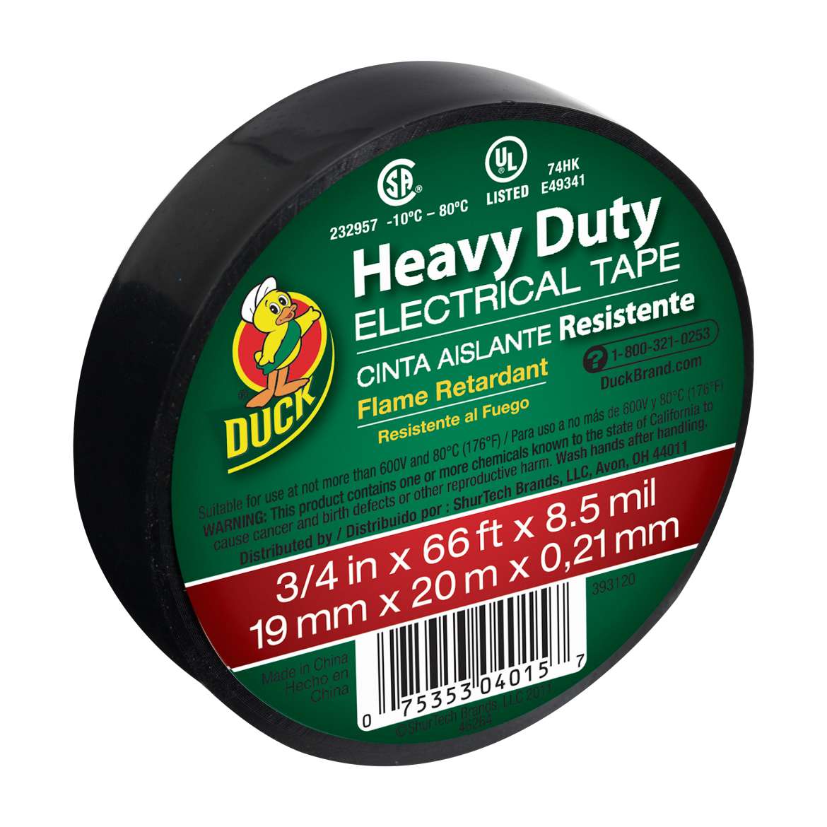 Duck Brand HD-E Heavy Duty Electrical Tape [8.5 mil thick]