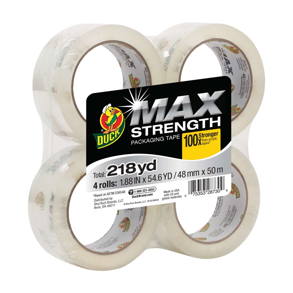 Duck Brand Max Strength Packing Tape