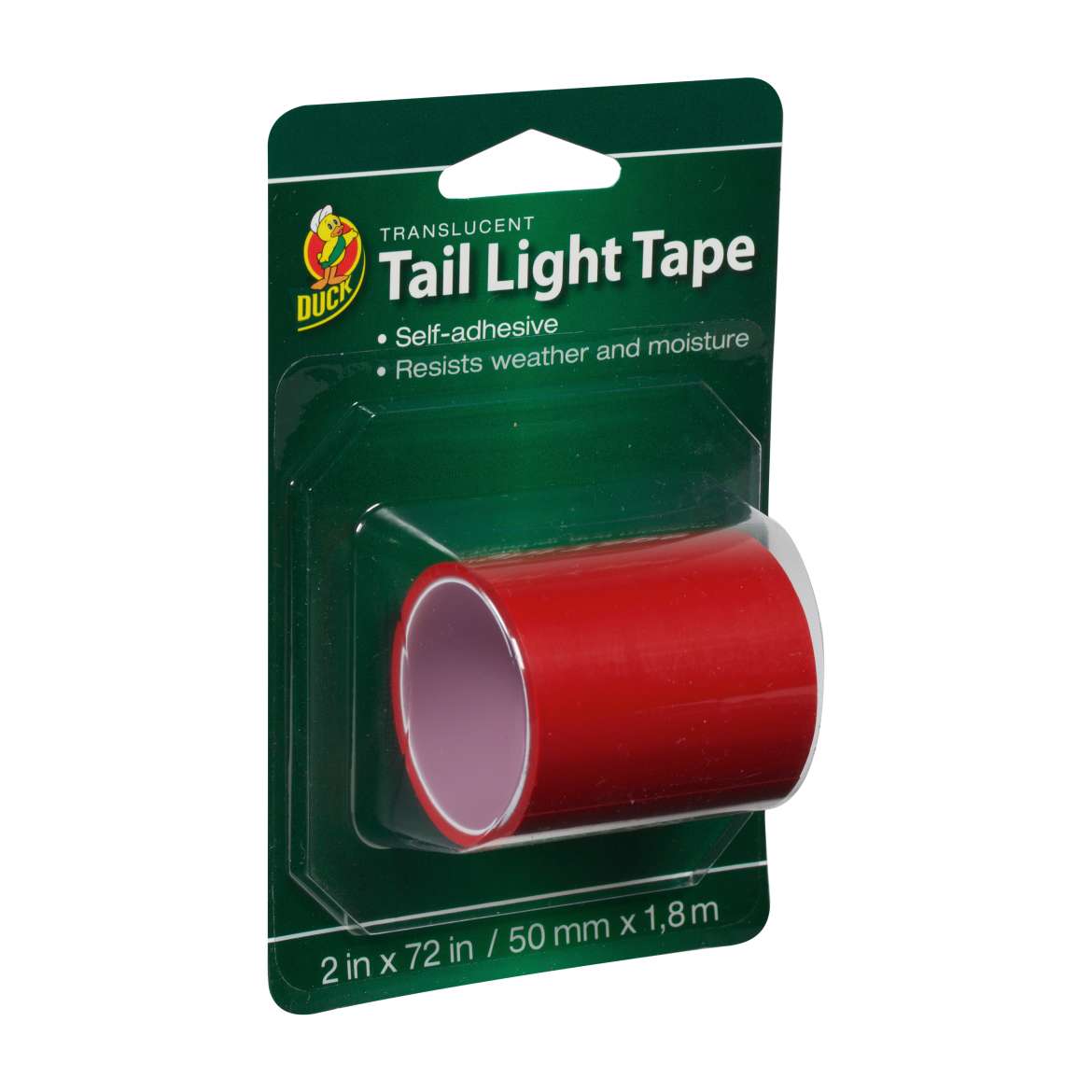 Duck Brand TRANSLUCENT TAIL LIGHT REPAIR TAPE RED Self Adhesive Water Resistant