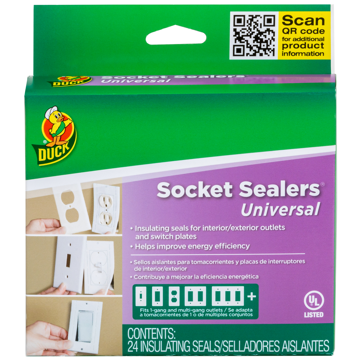 Duck Brand WSS Wall Socket Sealers