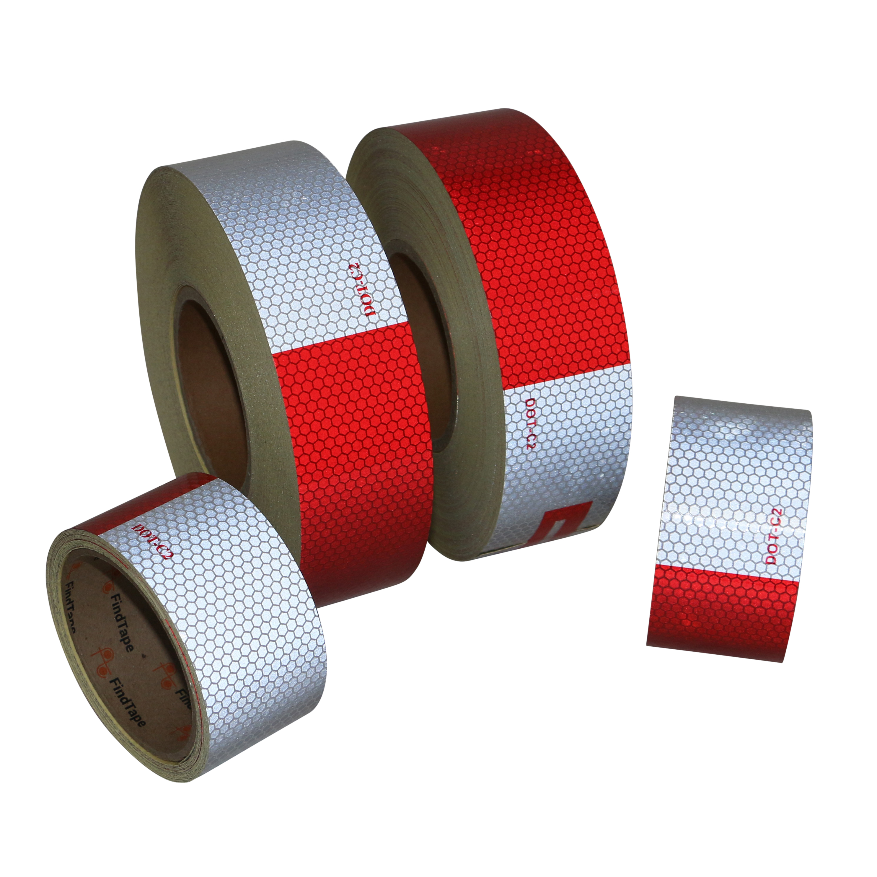 WHITE  Reflective  Conspicuity  Tape 2" x 50 feet DOT-C2 