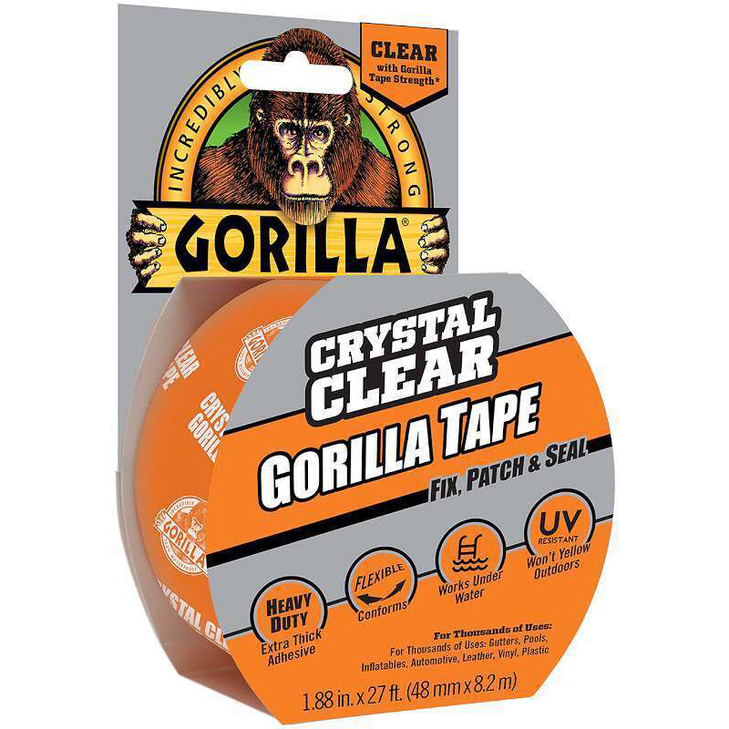 Gorilla Crystal Clear Repair Tape [Fix, Patch &amp; Seal]