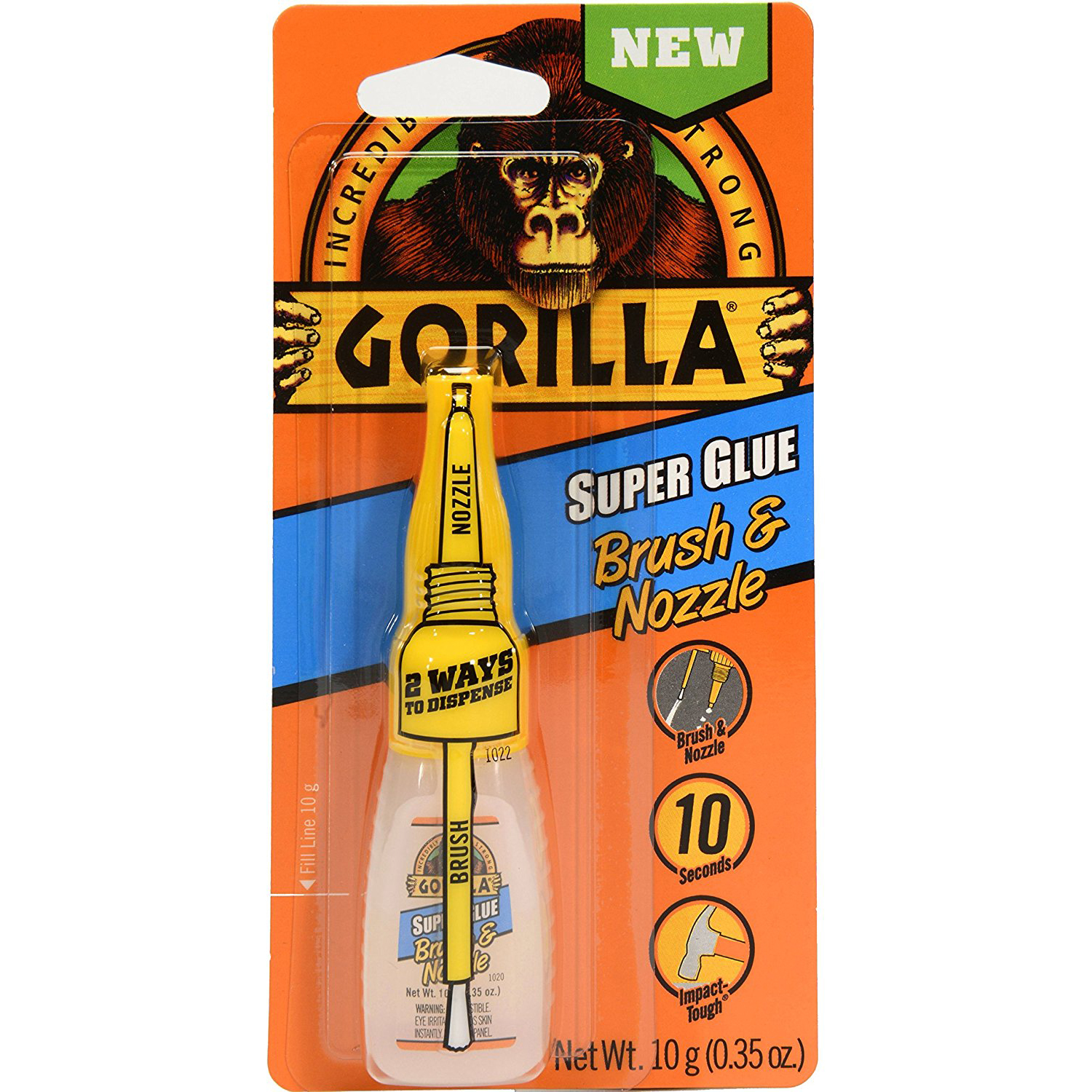 Gorilla 7500101 Super Glue Brush &amp; Nozzle