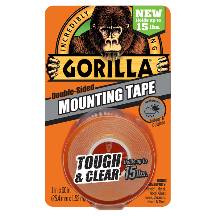Gorilla Tough &amp; Clear Mounting Tape