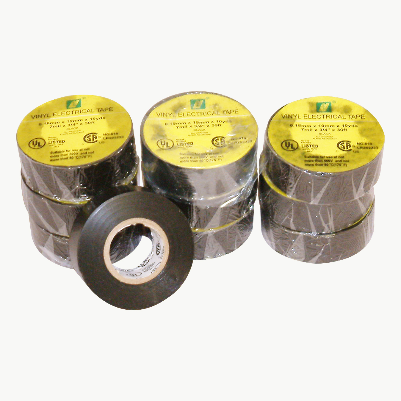 Pink JVCC E-Tape Colored Electrical Tape x 66 ft. 3/4 in 