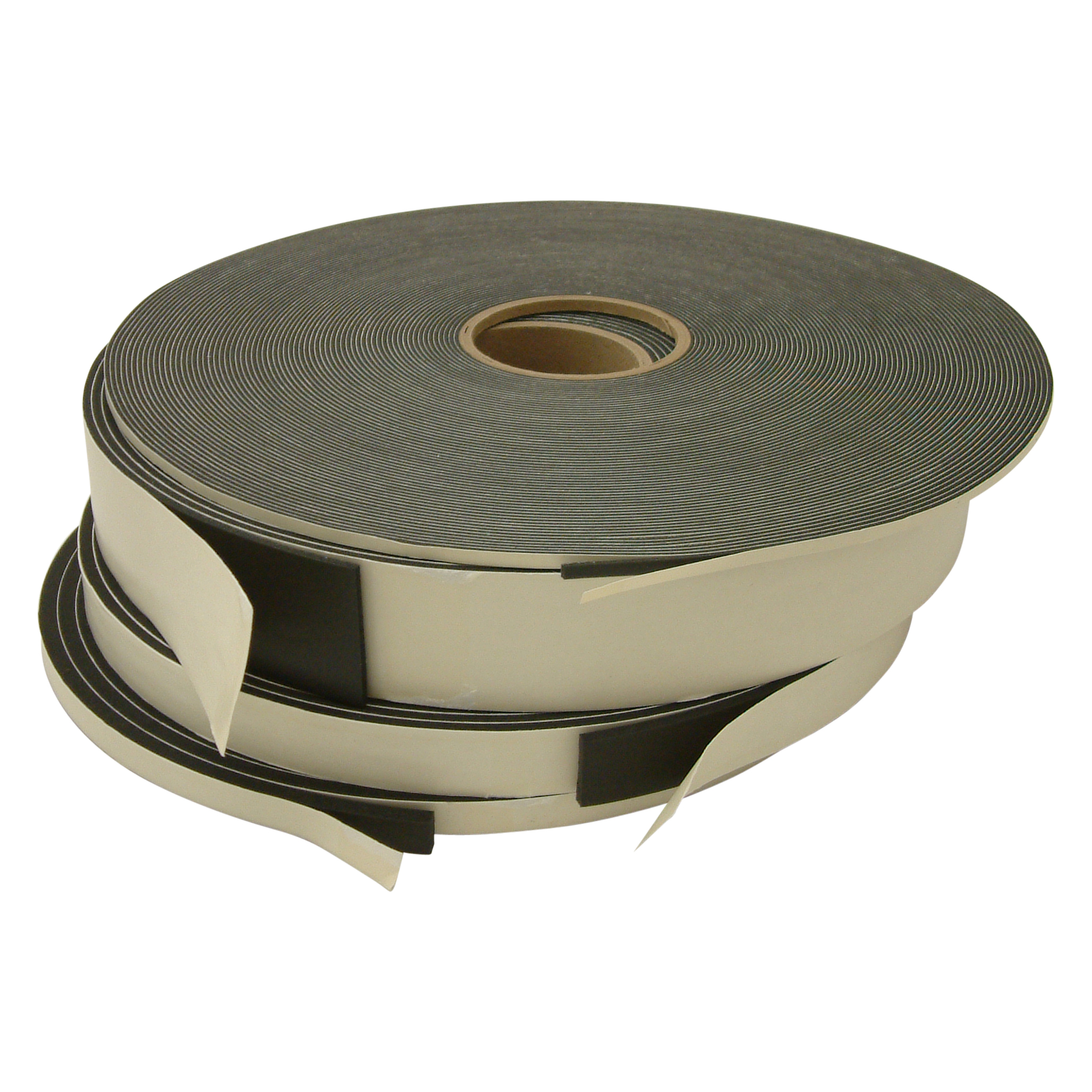 JVCC SCF-01 Single-Sided PVC Foam Tape: 3/16 in Bl thickness x 3/8 in x 50 ft 