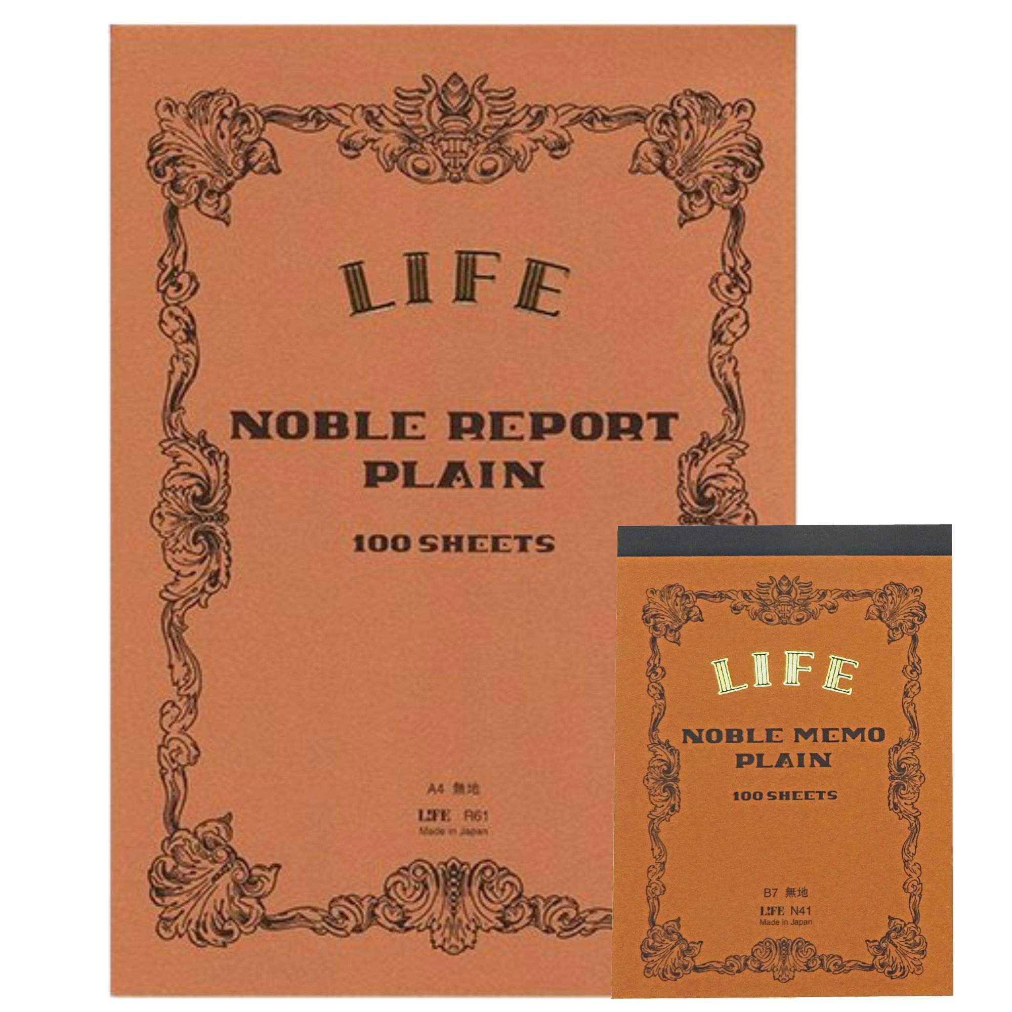 Life Noble Plain Notepads [Bound On Top]