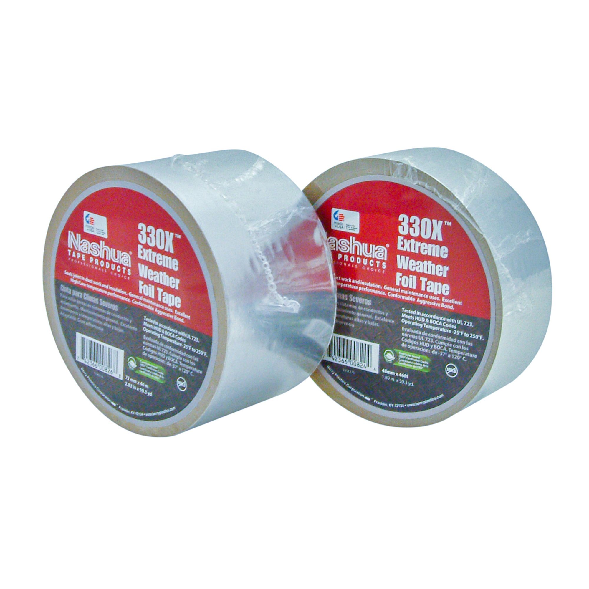 Nashua 330X Extreme Weather Foil Tape [1.75 mil Linered]