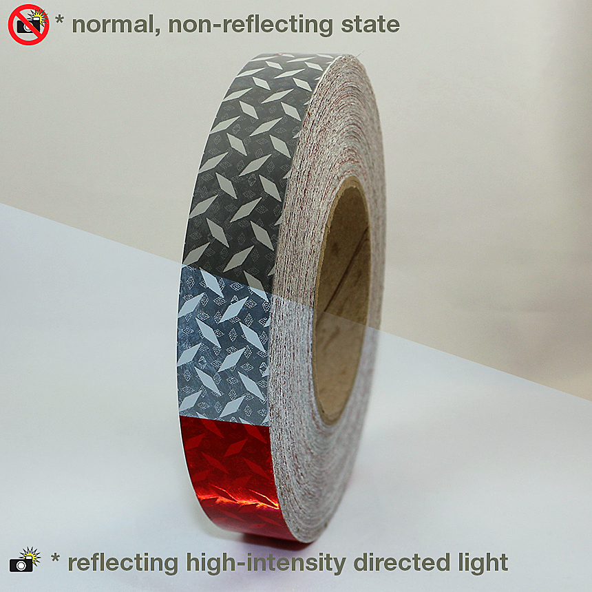 Oralite Diamond Steel Plate Microprismatic Conspicuity Tape [DOT-C2 5 yr.] (V52)