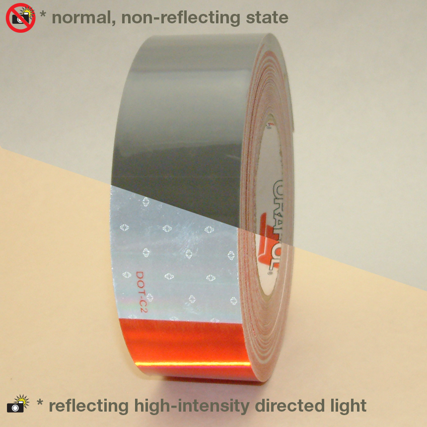 Oralite Retro Fit Grade Microprismatic Conspicuity Tape [DOT-C2 3 yr.] (V42)