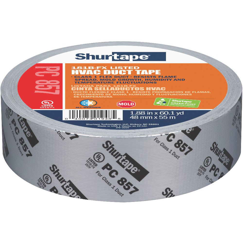 Shurtape Printed Cloth Duct Tape [UL 181B-FX Listed] (PC-857)