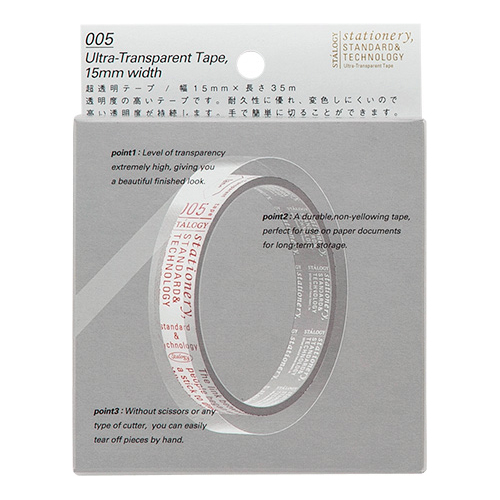 Stalogy Ultra-Transparent Clear Film Tape (S15)