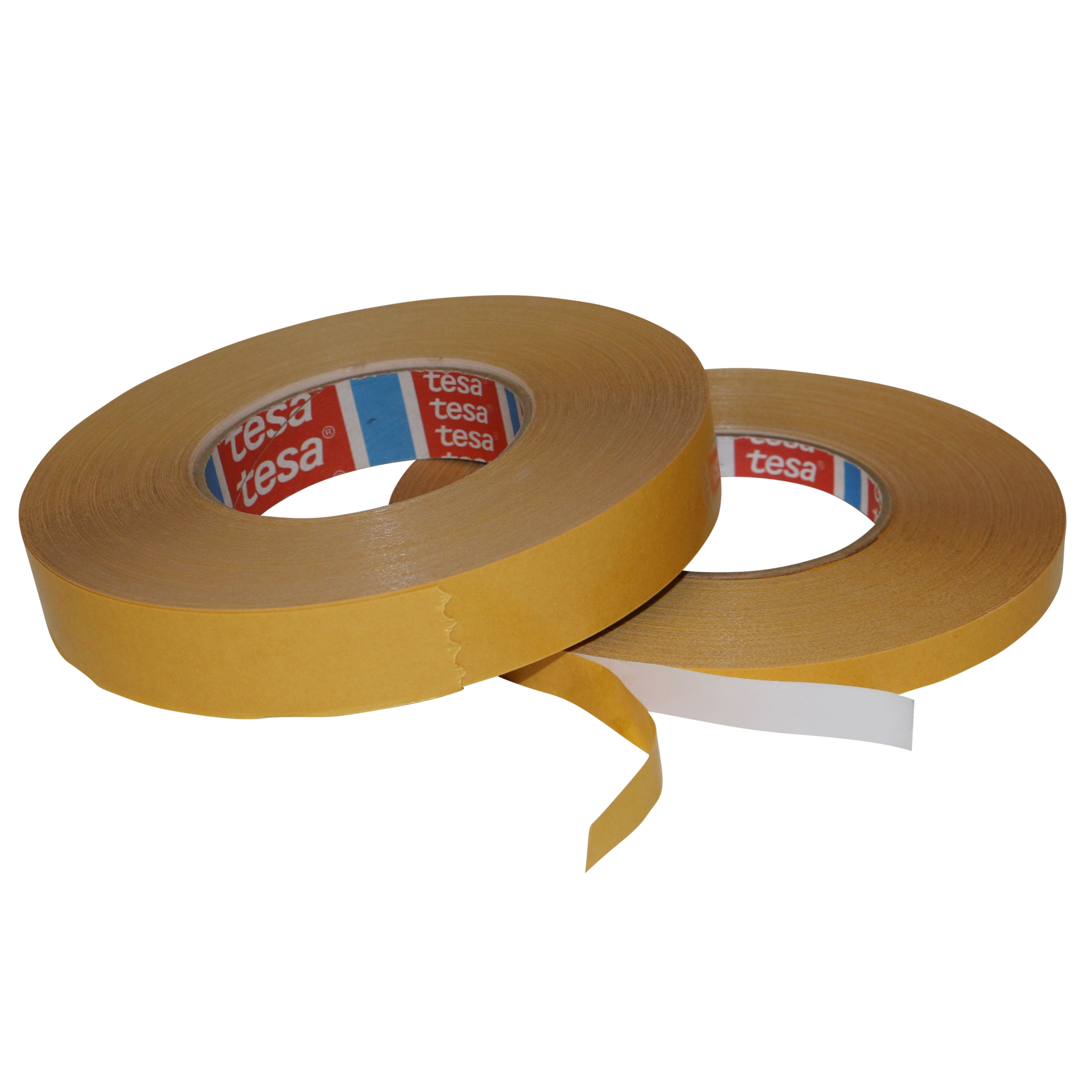 1/2 in tesa 4970 Double Sided White PVC Tape White x 60 yds. 